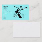 スノーボードのプロフィールカード 名刺 (正面/裏面)