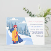 スノーボードの少年 招待状 (スタンド正面)