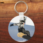 スノーボードの打ち上げキーチェーン キーホルダー (正面)
