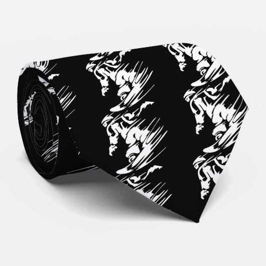 スノーボードの極端のスポーツ ネクタイ (ロール)