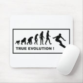 スノーボードの進化 マウスパッド (マウス)