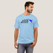 スノーボードの進化 Tシャツ (正面フル)