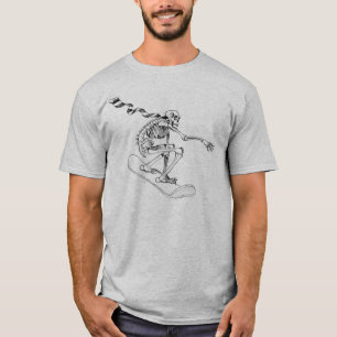 スノーボードの骨組 Tシャツ