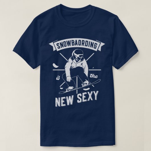 スノーボードはスノーボーダーの新型スノーウィント Tシャツ (デザイン正面)