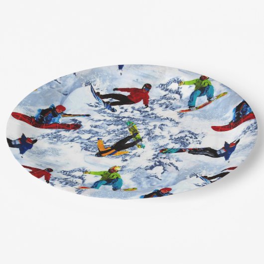 スノーボードは全てではない ペーパープレート (アングル)