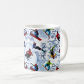 スノーボードは全てではない マグカップ (正面右)