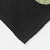 スノーボードはGnarスキー冬の山の贈り物を共有 フリースブランケット (角)