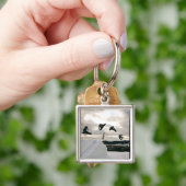 スノーボードはKeychainをトリックします キーホルダー (手)