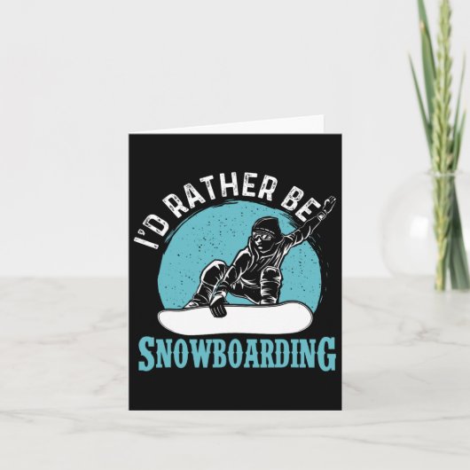 スノーボードをしたい – Snowboard Lover Snowb カード (正面)