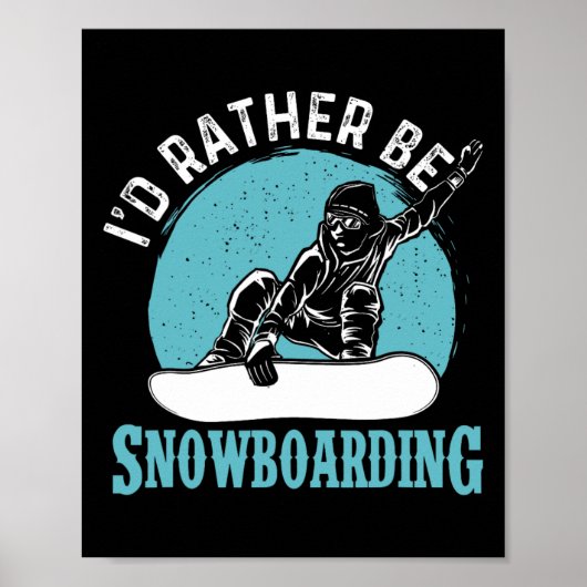 スノーボードをしたい – Snowboard Lover Snowb ポスター (正面)