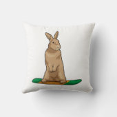 スノーボードを使ったウサギ クッション (裏面)