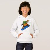 スノーボードを使ったカエル (正面フル)