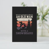 スノーボードを持つ老人を決して過小評価しない 招待状 (スタンド正面)