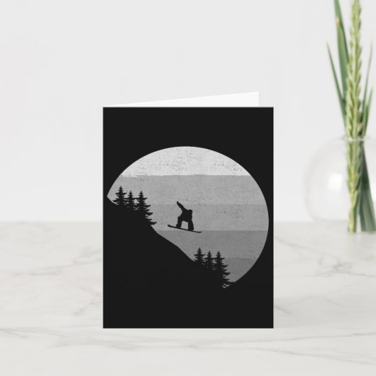 スノーボードアパレル – スノーボードスノーボードスノーボードスノーボーダースノーブ カード (正面)