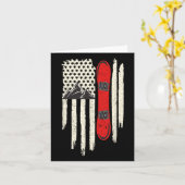 スノーボードアメリカ国旗ウィンタースポーツアルパインスノーブ カード (黄色い花)