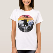 スノーボードアルタスキースポーツフィールドマウンテンゲレンデ Tシャツ (正面)