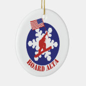 スノーボードアルタ セラミックオーナメント (右)