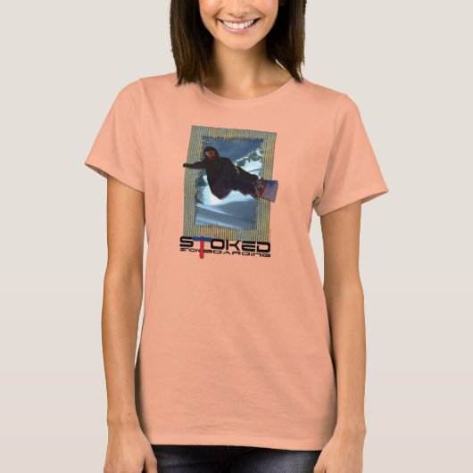 スノーボードアート Tシャツ (正面)