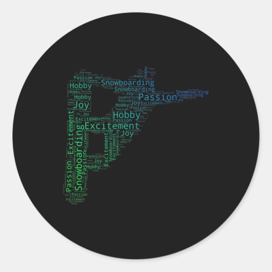 スノーボードウィンタースポーツメンズスノーボード ラウンドシール (正面)