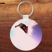 スノーボードエアキーチェーン キーホルダー (正面)