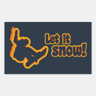スノーボードカスタムシール 長方形シール