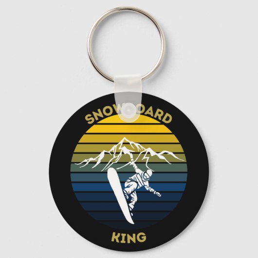 スノーボードキング キーホルダー (正面)