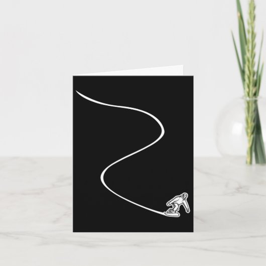 スノーボードゲレンデ – スノーボード カード (正面)