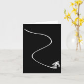 スノーボードゲレンデ – スノーボード カード (黄色い花)