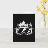 スノーボードゴーグル – Wintersports Competition Snowb カード (黄色い花)