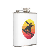 スノーボードジャンプレトロ フラスク (右)