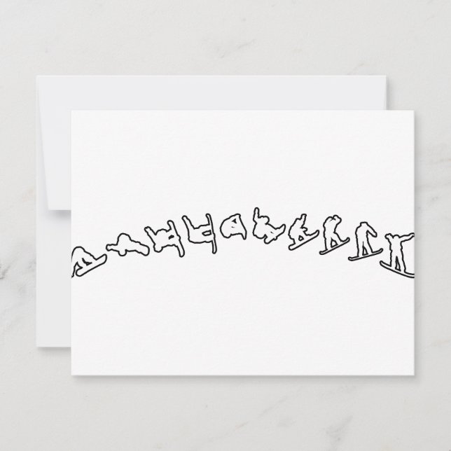 スノーボードジャンプ (正面)