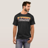 スノーボードスキーそれを送信finsendit おもしろい tシャツ (正面フル)