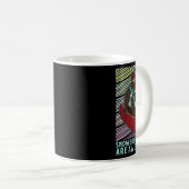 スノーボードスキーのスノーボーダー競技活動 コーヒーマグカップ (正面右)