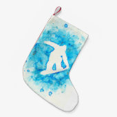 スノーボードストッキング スモールクリスマスストッキング (正面 (吊り時))