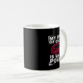 スノーボードスノーボーダースノーボーダー私の喉の薬 コーヒーマグカップ (正面右)