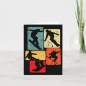 スノーボードスノーボーダースノーボーディングキッズボーイズメン カード (正面)