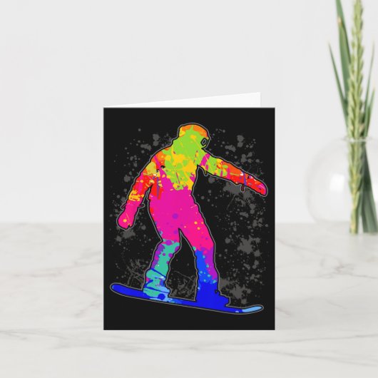 スノーボードスノーボーダースノーボーディングボーイズキッズメンズ2 カード (正面)