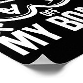 スノーボードスノーボードあなたのレンタルスキーを私から得る ポスター (角)