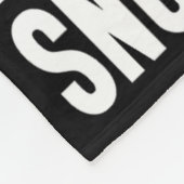 スノーボードスノーボードガールフレンド妻マイハート フリースブランケット (角)