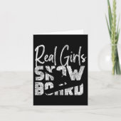 スノーボードスノーボードガール実在ヴィンテージガールズSno カード (正面)