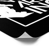 スノーボードスノーボードギフトラブスノーボード ポスター (角)