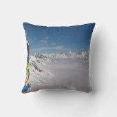 スノーボードスノーボードスノーボーダー クッション (裏面)