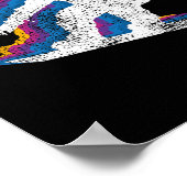 スノーボードスノーボードスノーボーダー ポスター (角)