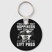 スノーボードスノーボードスノーボードスキートリフトヴィンテージできない キーホルダー (正面)