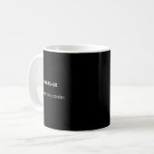 スノーボードスノーボードティースノーボーダーの定義 コーヒーマグカップ (正面左)