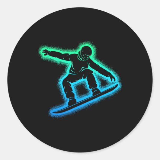 スノーボードスノーボードボーイズキッズメンズ ラウンドシール (正面)