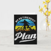 スノーボードスノーボードリタイアヴィンテージレトロマイRet カード (黄色い花)