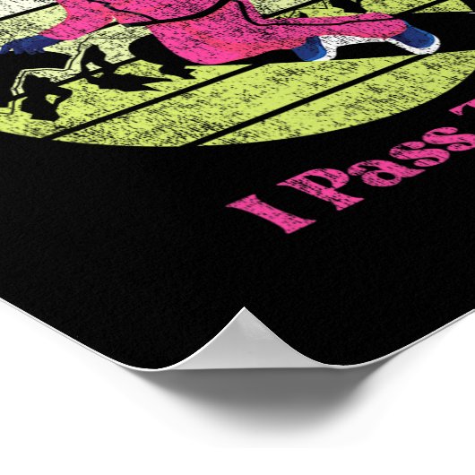 スノーボードスノーボードヴィンテージガールレトロソウルギル ポスター (角)