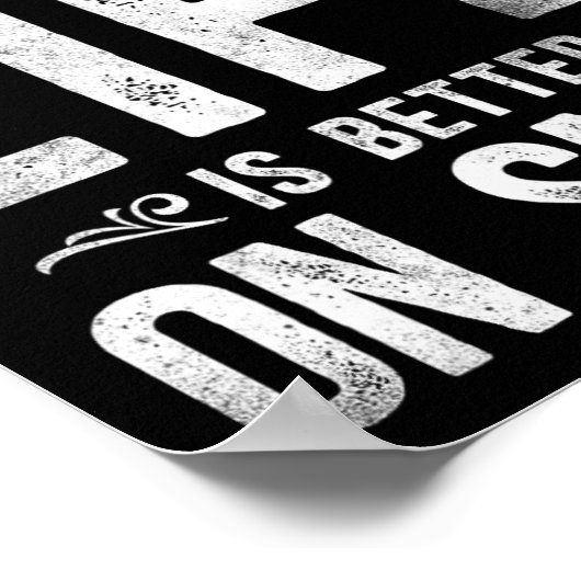 スノーボードスノーボードヴィンテージマウンテンスキースキー ポスター (角)