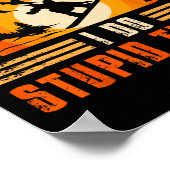 スノーボードスノーボードヴィンテージレトロは後を追ない ポスター (角)